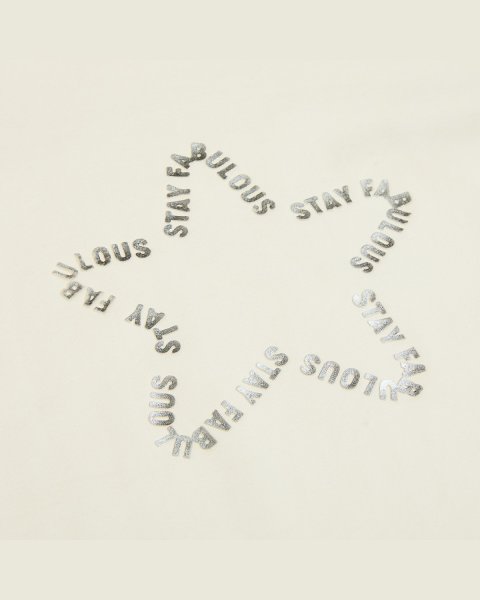 Μπλούζα Five Star με ανάγλυφο lettering (6-16 ετών)