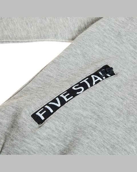 Zip hoodie cotton fleece blend Five Star with print (6-16 years)