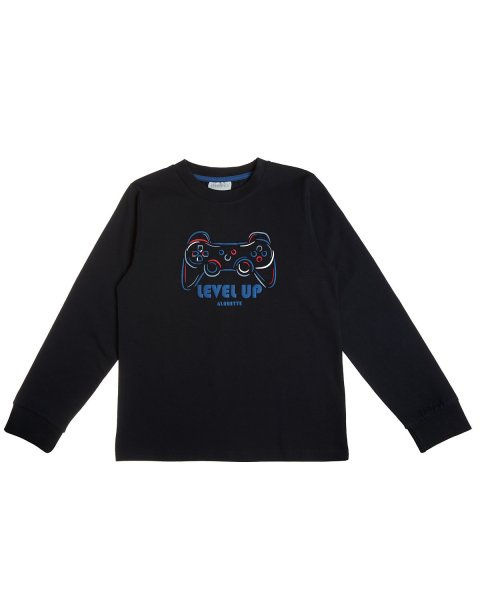 Pyjamas with print and embossed elements (6-14 years)