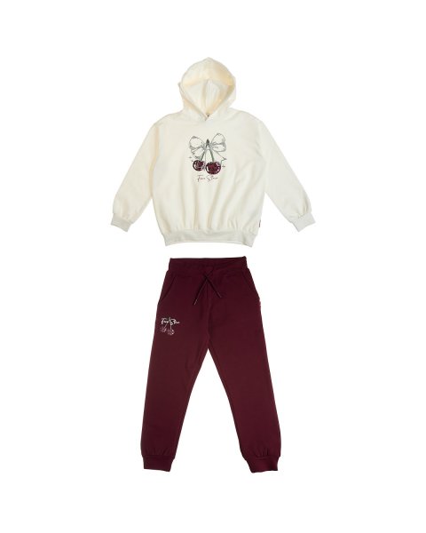 Tracksuit cotton fleece blend Five Star with print (6-12 years)