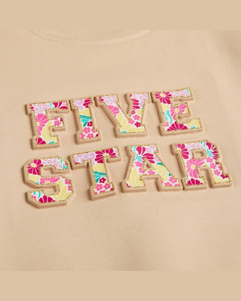 Tracksuit cotton fleece blend Five Star with embossed design (18 months-5 years)