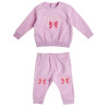 Set cotton fleece blend with embroidery (3-18 months)