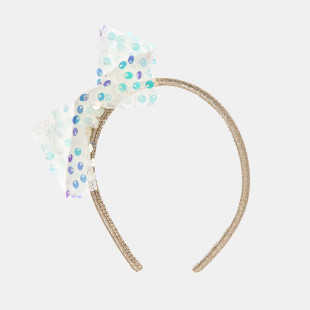 Headband with tulle and sequins