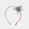 Headband with tulle flower