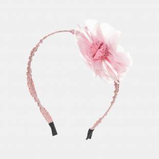 Headband with tulle flower