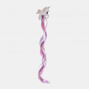 Hair clip with unicorn design