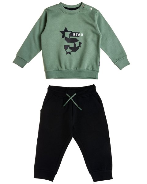 Tracksuit cotton fleece blend Five Star with print (12 months-5 years)