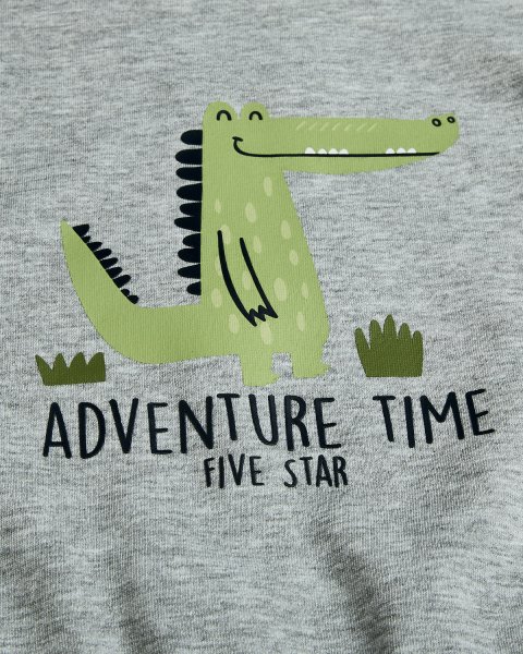 Tracksuit cotton fleece blend Five Star with print (12 months-5 years)