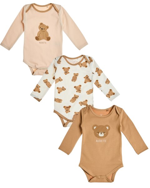 Babygrows Tender Comforts 3pcs (1-12 months)