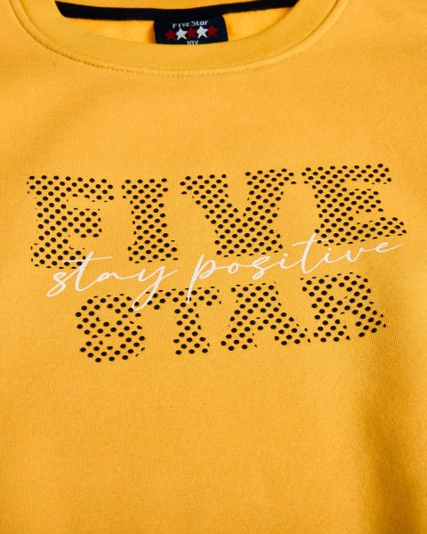 Tracksuit cotton fleece blend Five Star with embossed design (6-16 years)