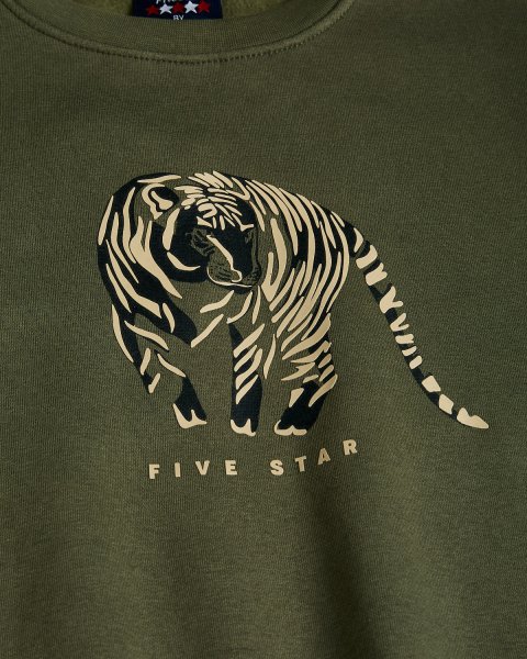 Tracksuit cotton fleece blend Five Star with embossed print (6-14 years)