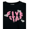 Σετ φόρμας φούτερ Five Star με glitter στοιχεία (6-12 ετών)