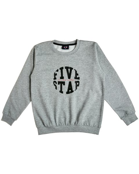 Tracksuit cotton fleece blend Five Star with embossed design (6-16 years)
