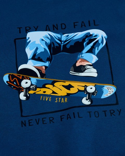 Σετ φόρμας φούτερ Five Star με τύπωμα (6-12 ετών)