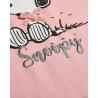 Top Snoopy with embossed design (6-14 years)