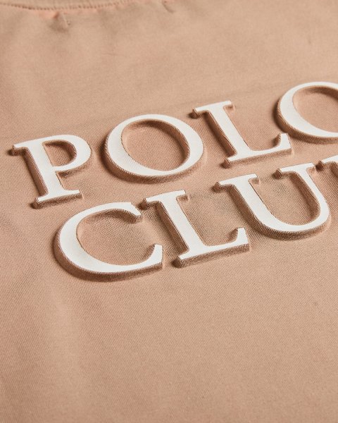 Μπλούζα Greenwich Polo Club με ανάγλυφα γράμματα (2-16 ετών)