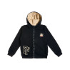 Zip hoodie cotton fleece blend Paul Frank with embroidery and embossed elements (6-14 years)