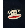 Zip hoodie cotton fleece blend Paul Frank with embroidery and embossed elements (6-14 years)