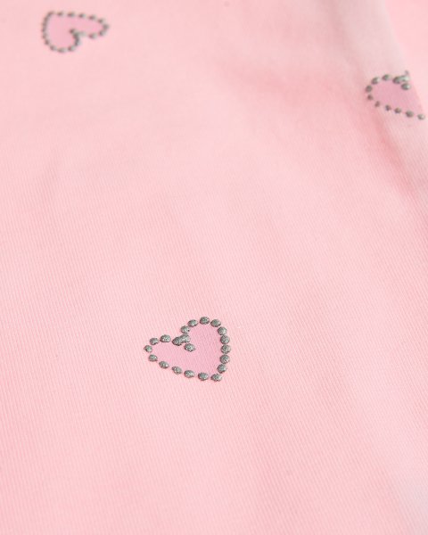 Top with embossed hearts (12 months-5 years)