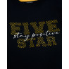 Σετ φόρμας φούτερ Five Star με ανάγλυφο σχέδιο (12 μηνών-5 ετών)