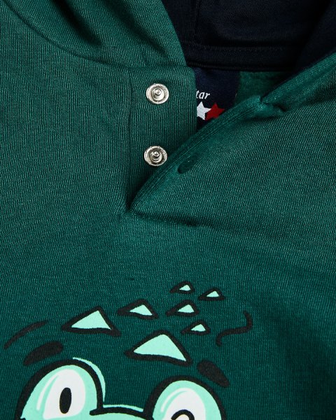 Tracksuit cotton fleece blend Five Star with embossed details (12 months-5 years)