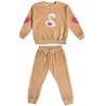 Tracksuit velour with embroidery (12 months-5 years)