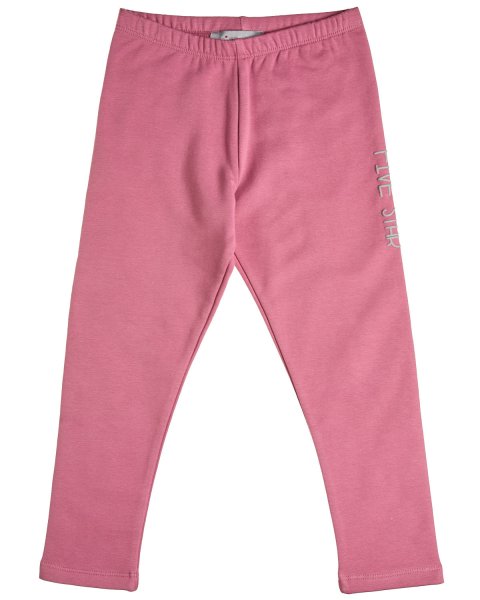 Tracksuit cotton fleece blend Five Star with embossed and glitter elements (12 months-5 years)