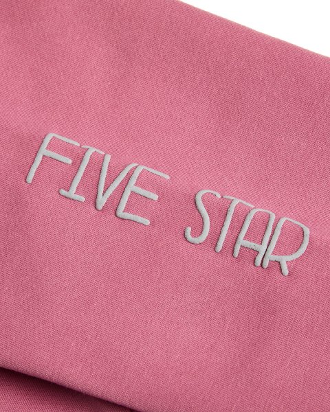 Tracksuit cotton fleece blend Five Star with embossed and glitter elements (12 months-5 years)
