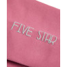 Tracksuit cotton fleece blend Five Star with embossed and glitter elements (12 months-5 years)