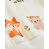 Tracksuit cotton fleece blend Five Star with embossed elements (12 months-5 years)