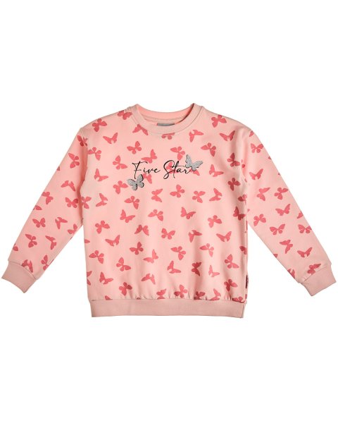 Set cotton fleece blend Five Star with glitter print (12 months-5 years)