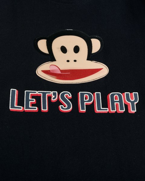 Μπλούζα Paul Frank με γυαλιστερό patch (12 μηνών-5 ετών)