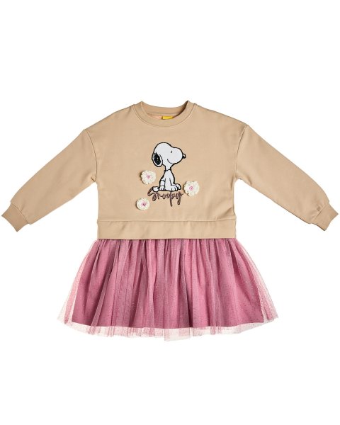 Φόρεμα Snoopy με τούλινο κάτω μέρος (2-8 ετών)