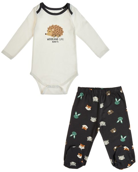 Set Tender Comforts with print (3-12 months)