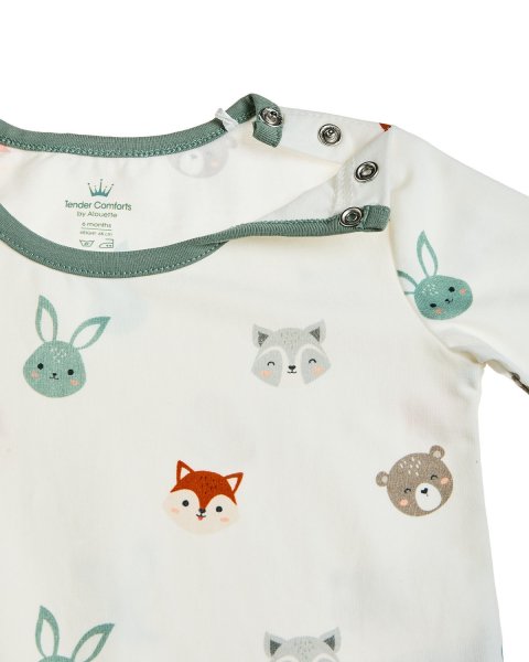 Overall with embroidery and top Tender Comforts (3-18 months)