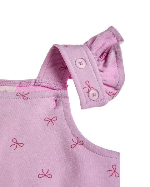 Overall cotton fleece blend Tender Comforts with top (3-18 months)