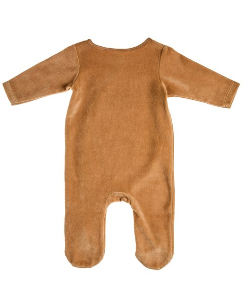 Babygrow velour Tender Comforts with embroidery (1-12 months)