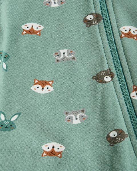 Babygrow cotton fleece blend Tender Comforts with print (1-12 months)
