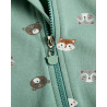 Babygrow cotton fleece blend Tender Comforts with print (1-12 months)