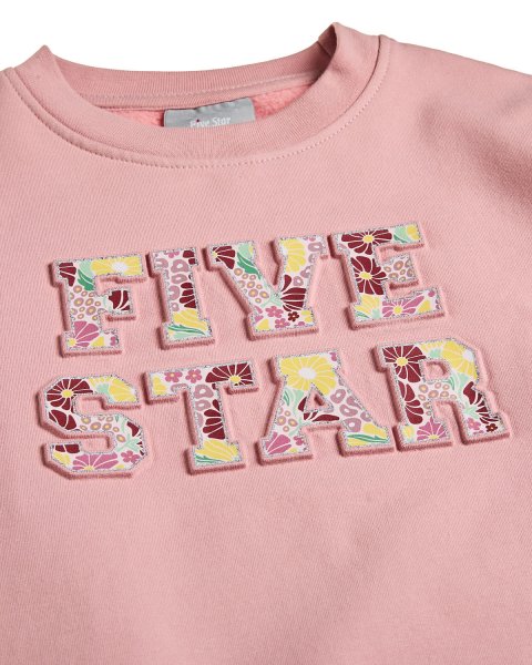 Tracksuit cotton fleece blend Five Star with embossed design (6-12 years)