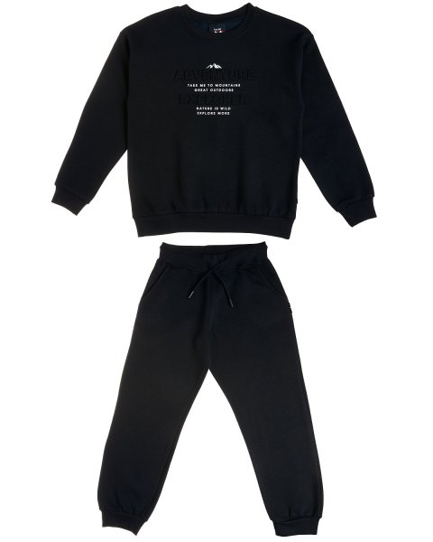 Tracksuit cotton fleece blend Five Star with embossed design (6-16 years)
