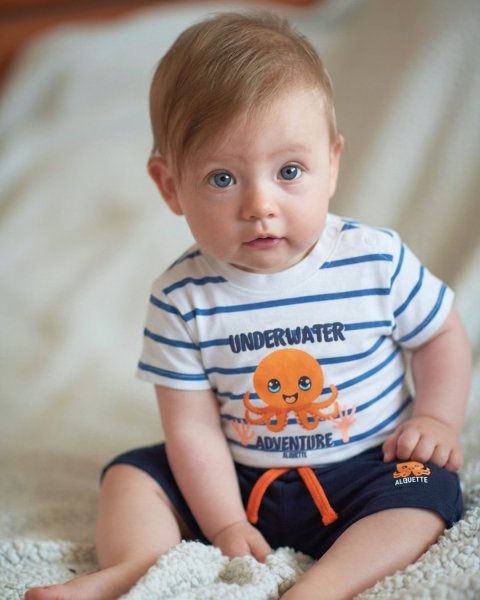 Set Tender Comforts with embossed elements (3-18 months)