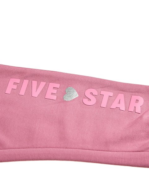 Παντελόνι φόρμας φούτερ Five Star με ανάγλυφη επιγραφή (12 μηνών-5 ετών)
