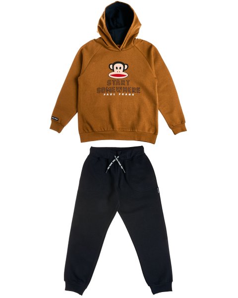 Tracksuit cotton fleece blend Paul Frank with embossed elements (6-14 years)