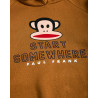 Tracksuit cotton fleece blend Paul Frank with embossed elements (6-14 years)