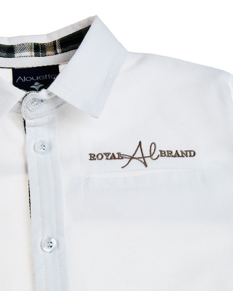 Πουκάμισο 100% cotton με κέντημα (12 μηνών-5 ετών)