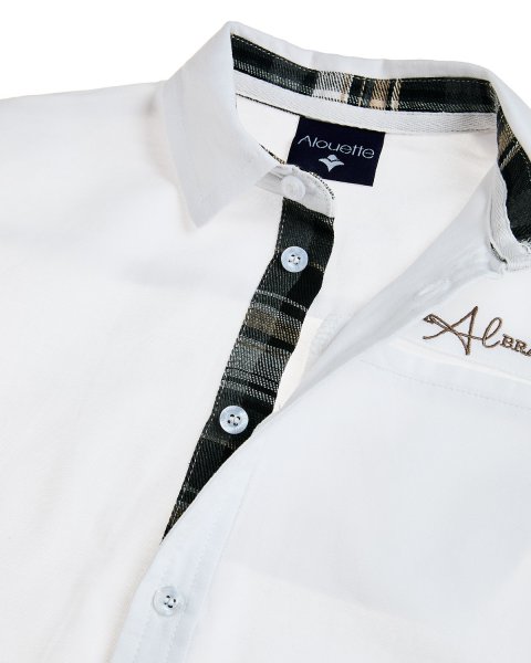 Πουκάμισο 100% cotton με κέντημα (12 μηνών-5 ετών)