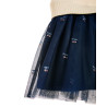 Dress cotton fleece blend with tulle (12 months-5 years)
