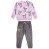 Tracksuit cotton fleece blend Moovers with embossed details (12 months-5 years)