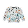 Sweatshirt cotton fleece blend with pattern (12 months-5 years)